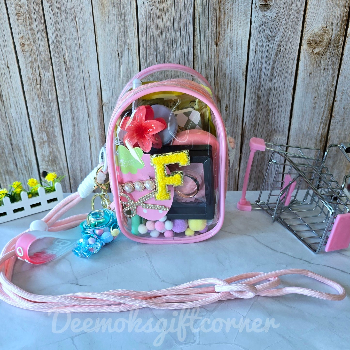 Letter and Charm Gift bag