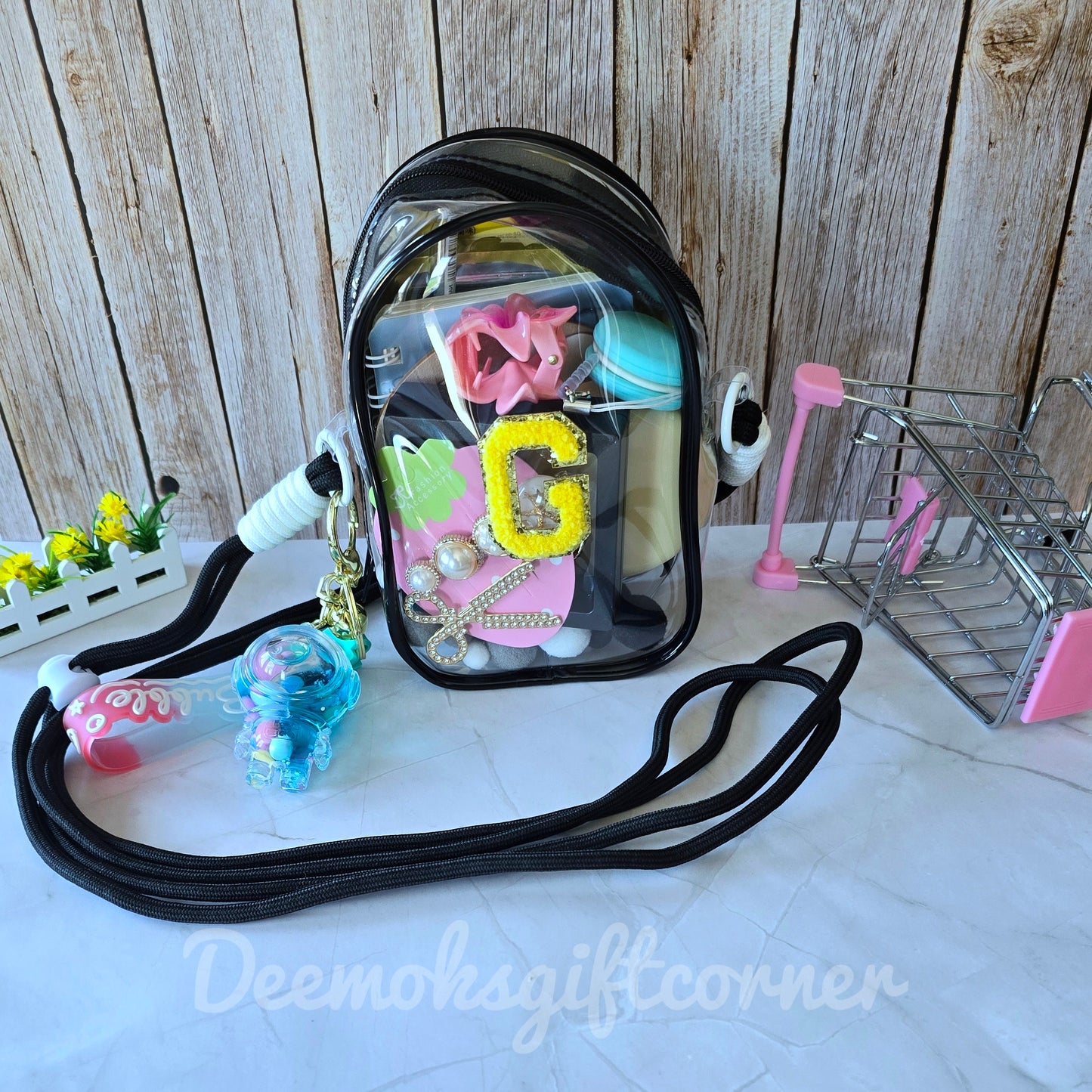 Letter and Charm Gift bag