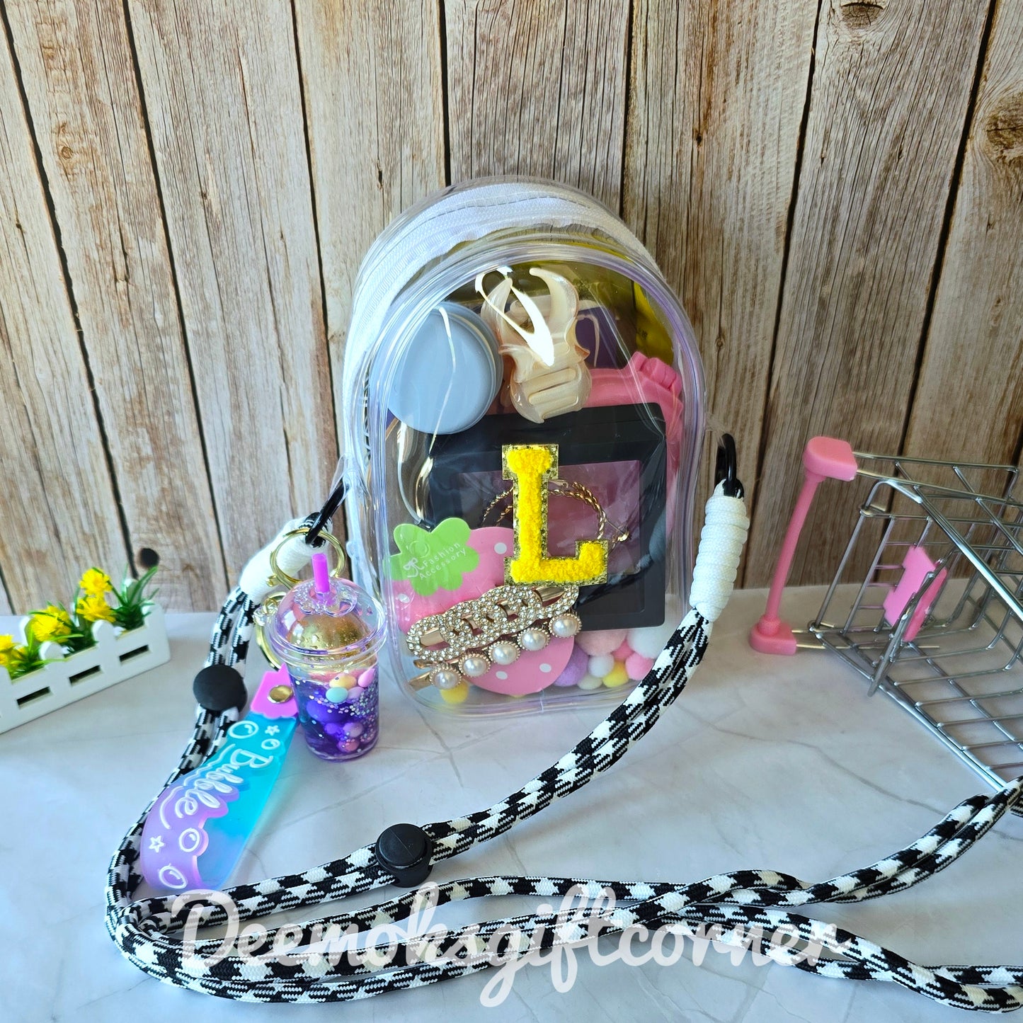 Letter and Charm Gift bag