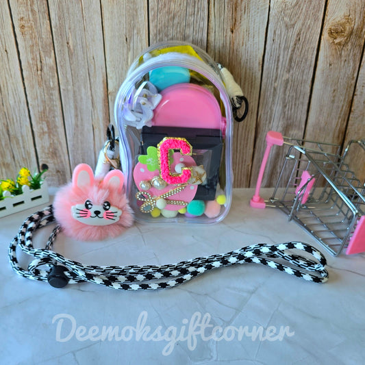 Letter and Charm Gift bag