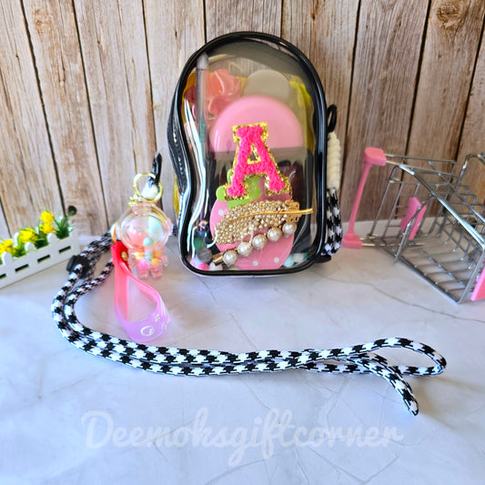 Letter and Charm Gift bag