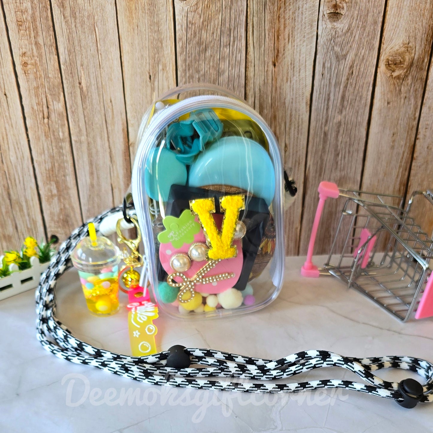 Letter and Charm Gift bag