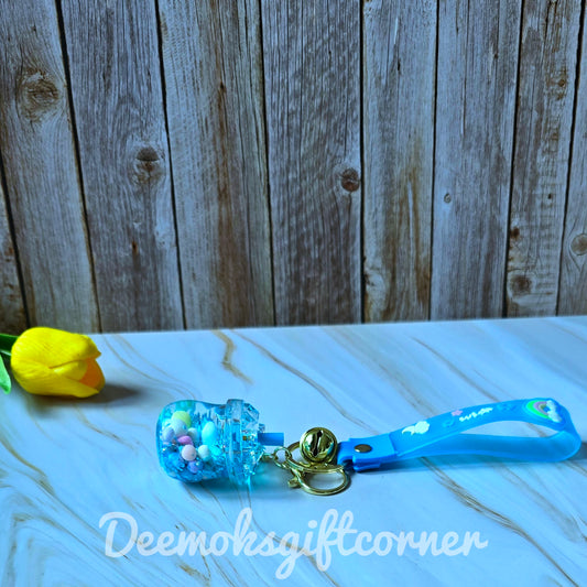 Ciondolo Bubble Tea Con Cubetti di Ghiaccio