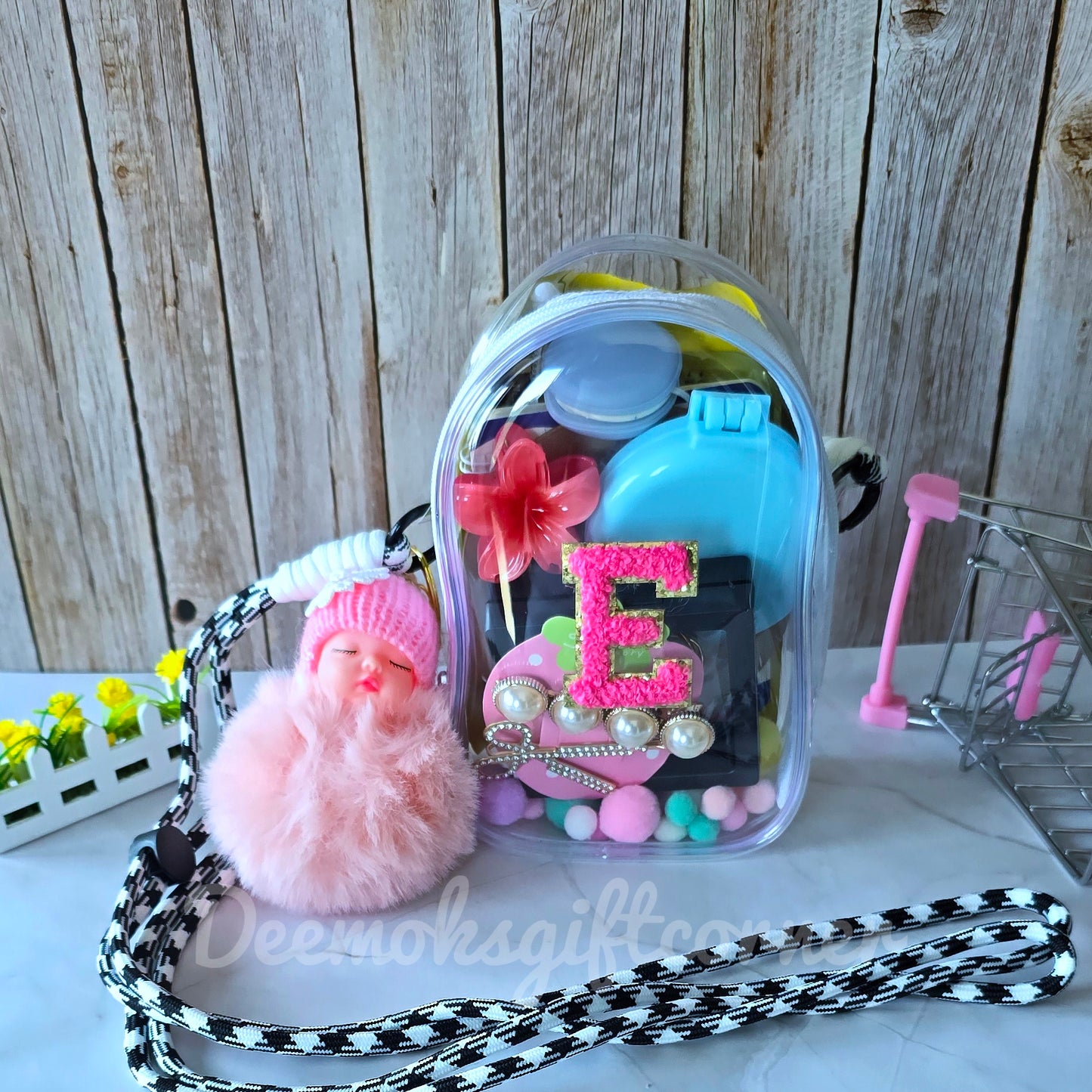 Letter and Charm Gift bag